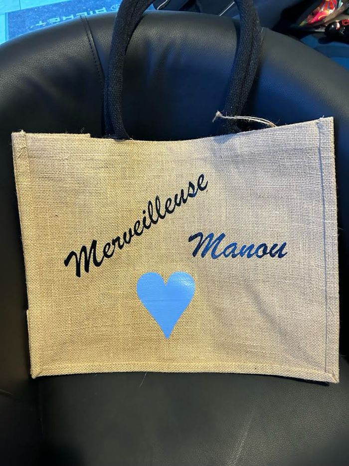 Sac personnalisé en toile de jute - photo numéro 4