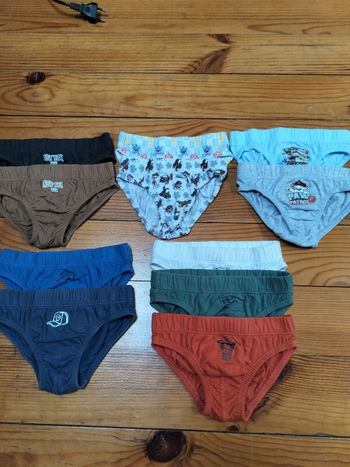 Lot de 11 slips 2/3 ans