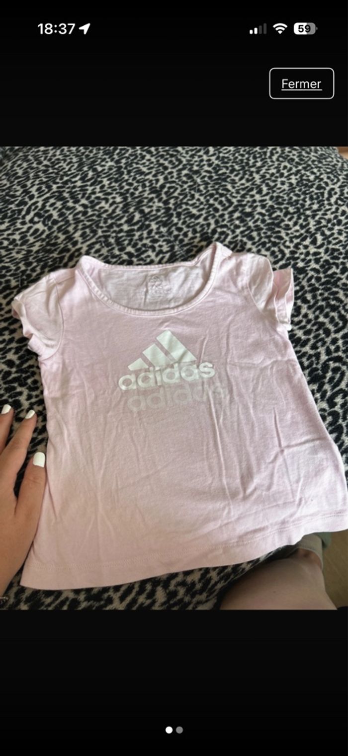 Tee shirt adidas fille 5 ans