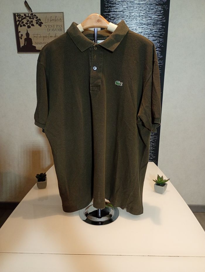 Polo Lacoste marron clair – taille 5 (L)