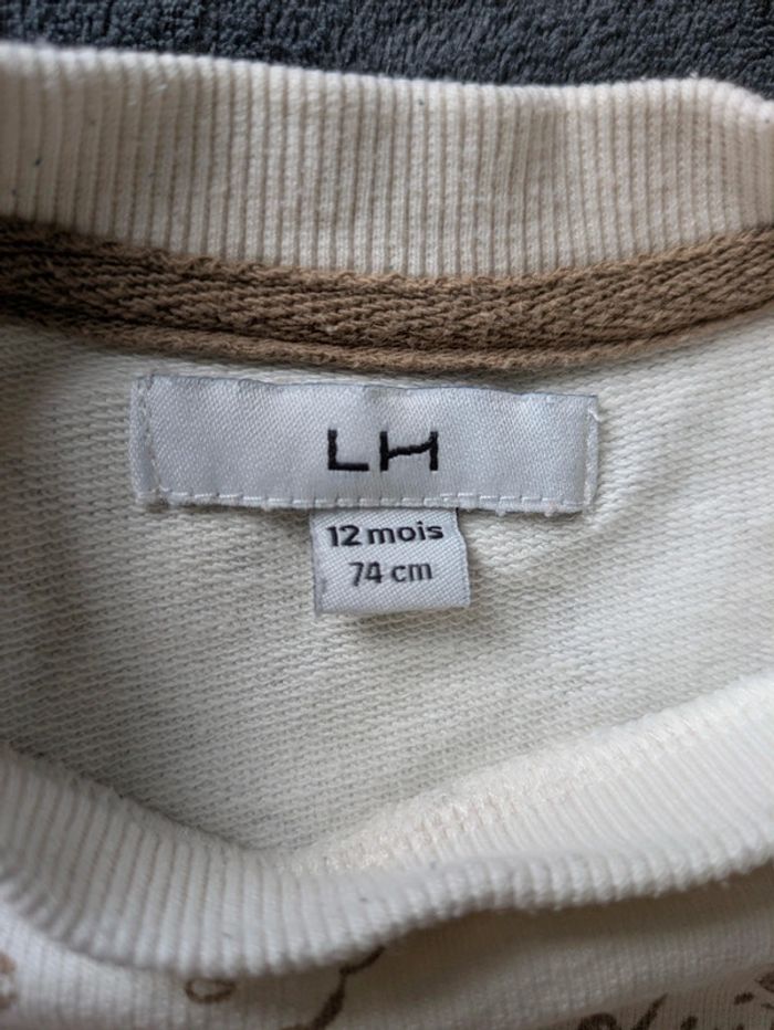 Ensemble sweat + pantalon La Halle 12 mois - photo numéro 4
