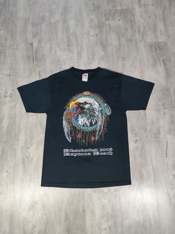 T-shirt Biketoberfest Daytona Beach 2005 Aigle Y2k Noir Taille M Homme