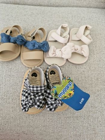 Lot de 3 sandales