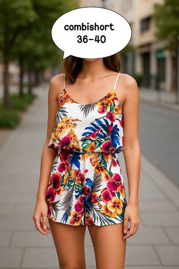 Jolie combi short femme