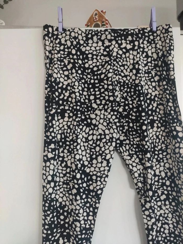 H&M legging noir blanc M - photo numéro 2