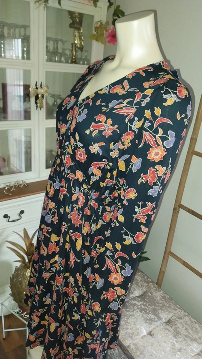 Robe imprimée neuve avec étiquette by Terre de Marins Taille 36 - photo numéro 15