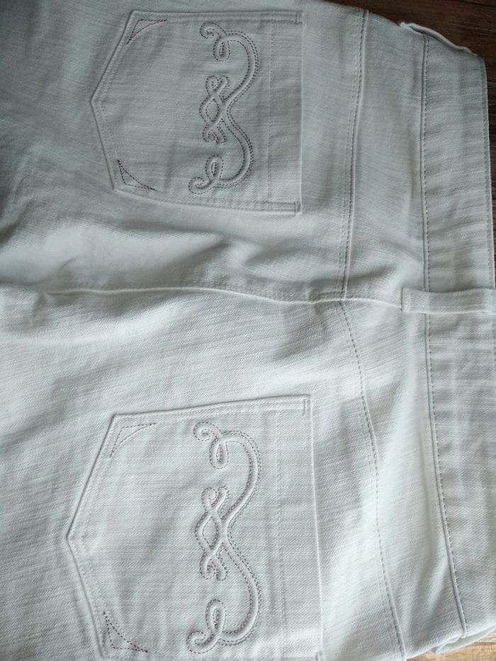 Pantalon blanc femme T38 - photo numéro 5