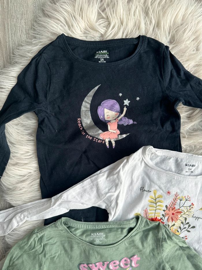 Lot de tee shirt fille 5 ans - photo numéro 3