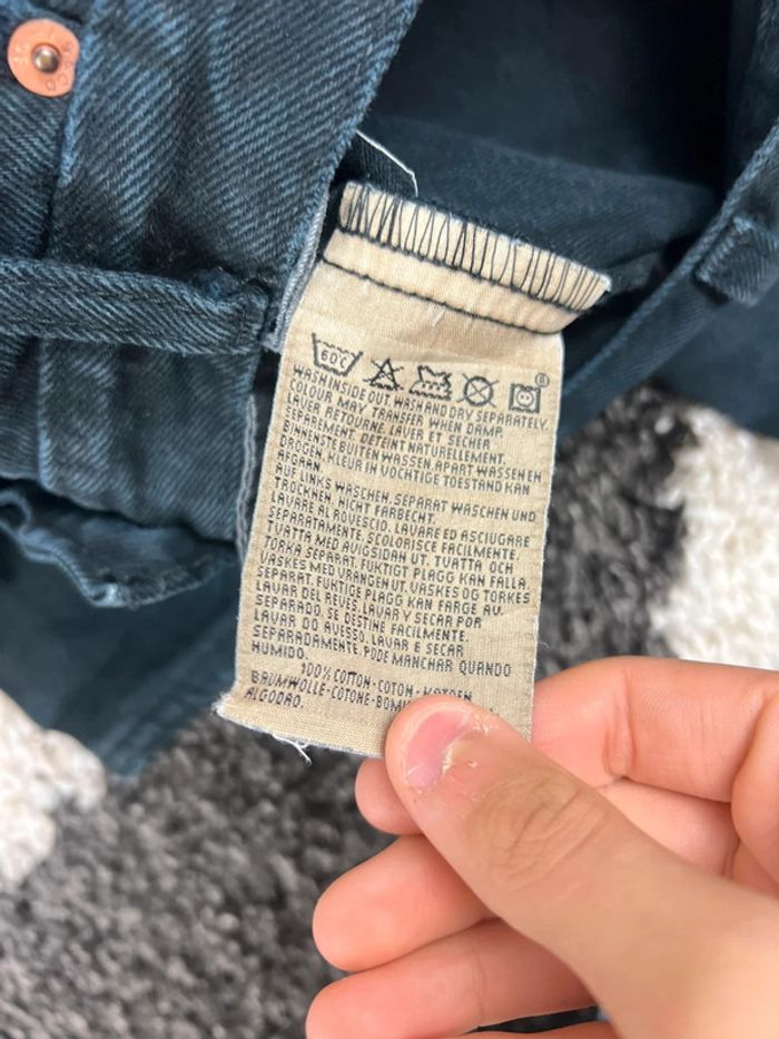 Jean Levis 517 02 noir délavé vintage 28x30 - photo numéro 15