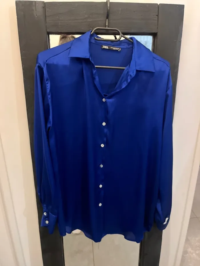 Chemise soie Zara - photo numéro 2