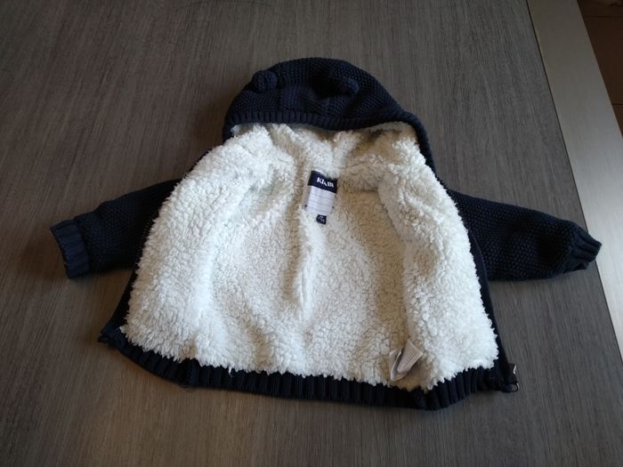veste à capuche molletonné 6 mois - photo numéro 2