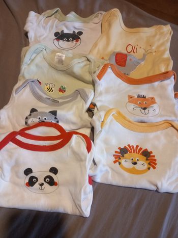 Lot de 7 bodies manches longues