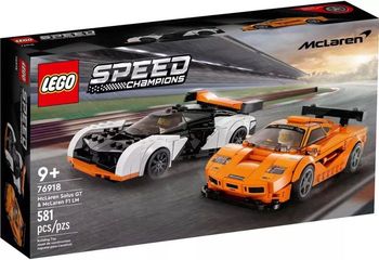 LEGO Speed Champions 76918 - MCLAREN SOLUS GT & MCLAREN F1 LM - NEUF
