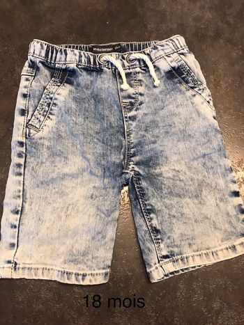 Short 24 mois jeans