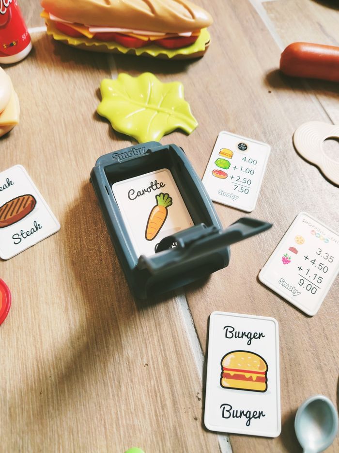 🍔 Lot Fast food jouets dinette en plastique sandwich poulet marque Ecoiffier - photo numéro 3