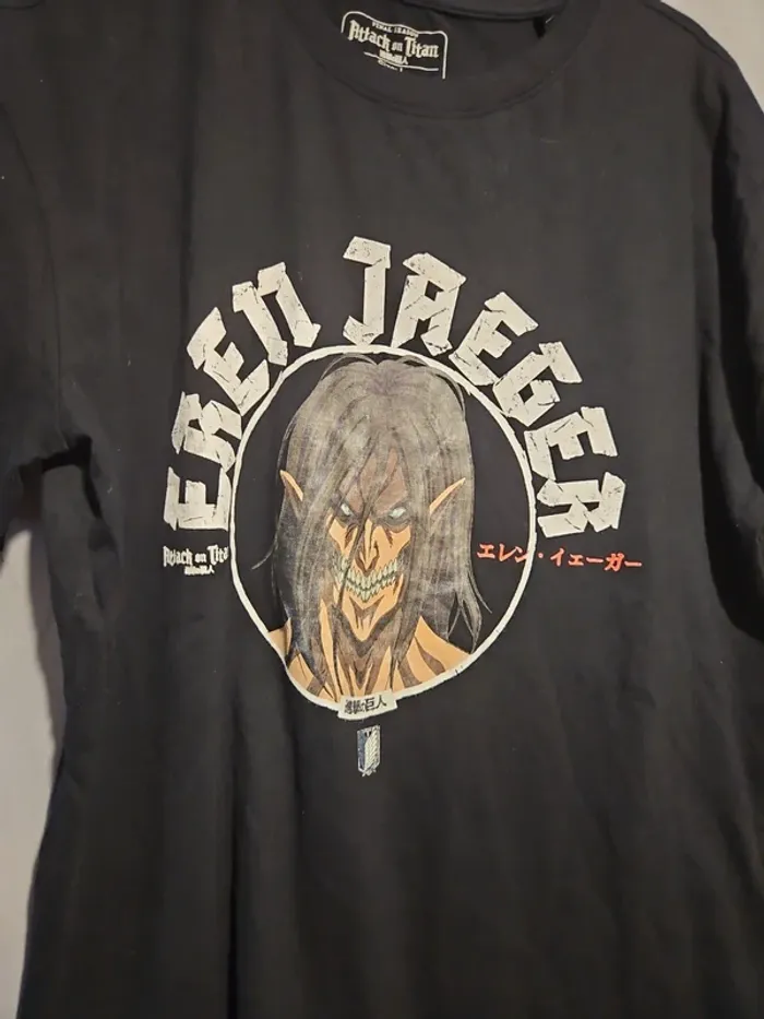 Tee shirt Eren Jaeger - photo numéro 2