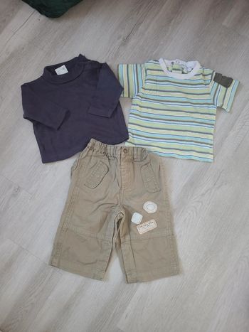 Ensemble 3 pièces garçon 6 mois