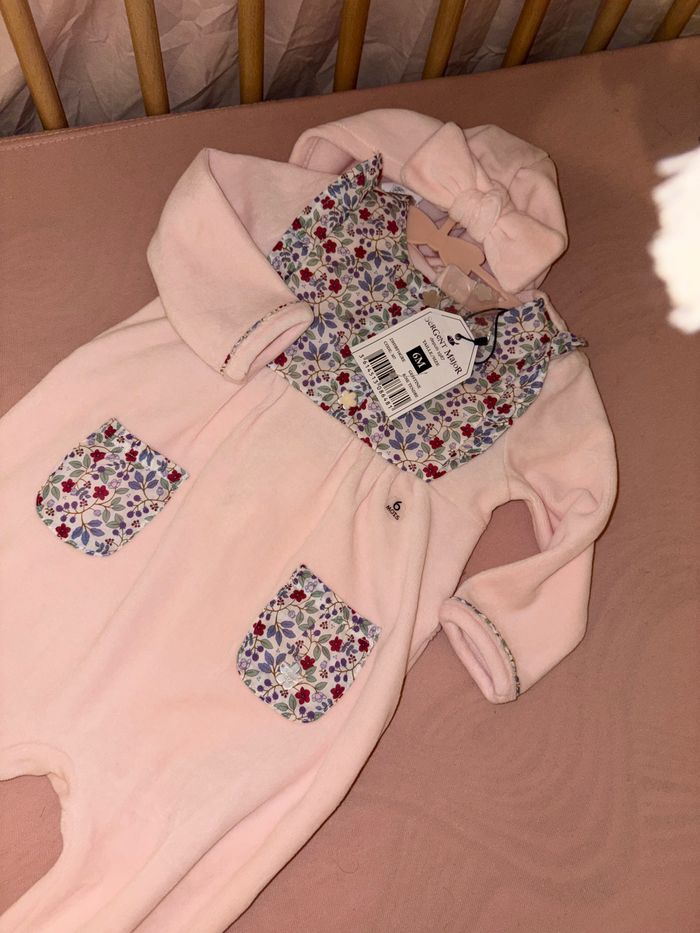 grenouillière et bonnet - photo numéro 4