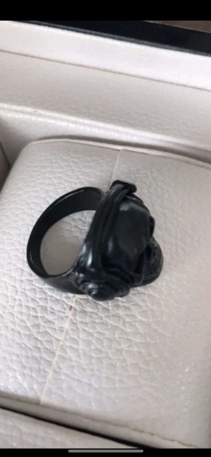Bague noire, pour homme, taille 59 - photo numéro 15