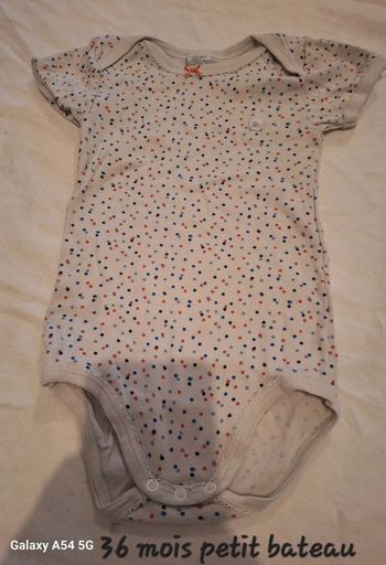 🩵 body 3 ans petit bateau 🩵