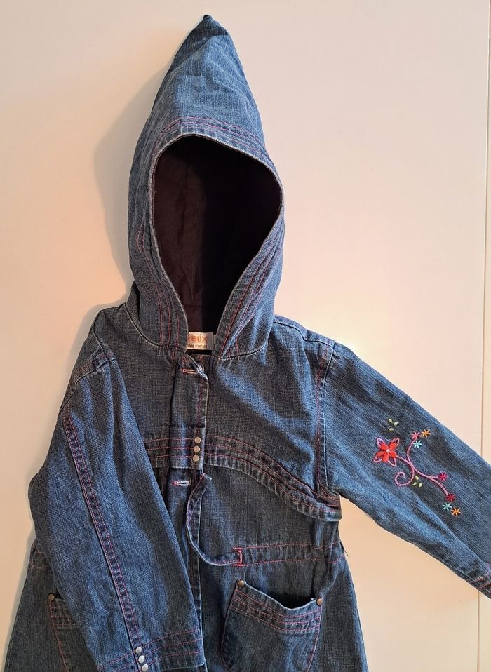 Manteau en jean fille 3 ans TBE - photo numéro 5