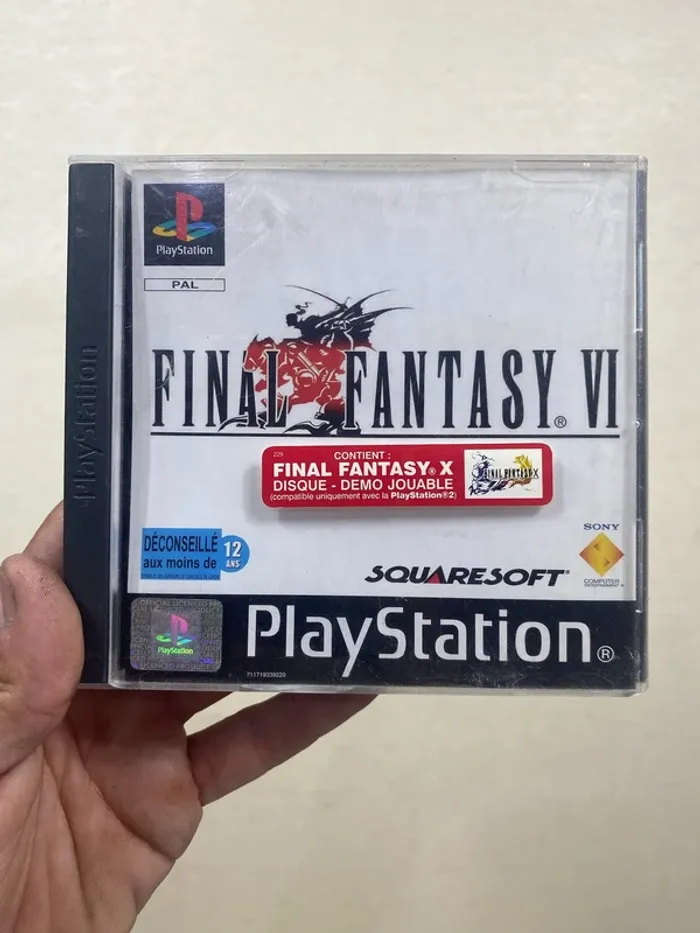 🎮 Final Fantasy VI (PS1) + Démo jouable Final Fantasy X – Édition PAL