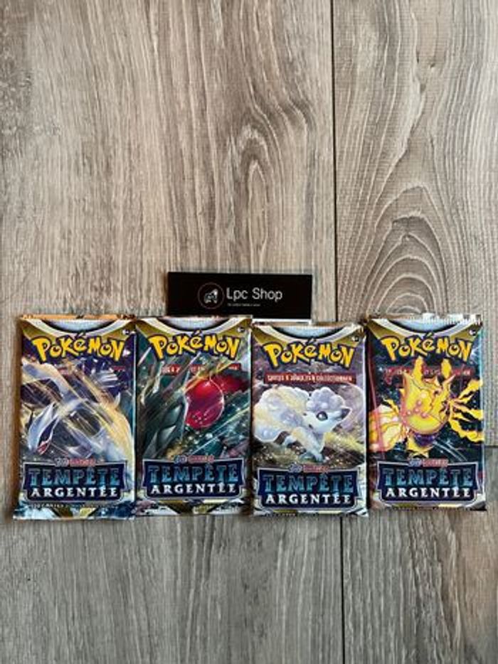 POKÉMON - LOT BOOSTER ARSET - EB12 ÉPÉE ET BOUCLIER TEMPETE ARGENTÉE - NEUF - FR