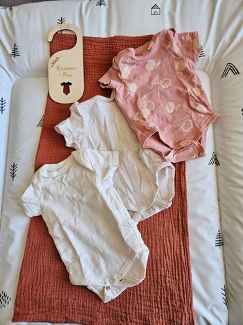 Body manches courtes taille 1 mois