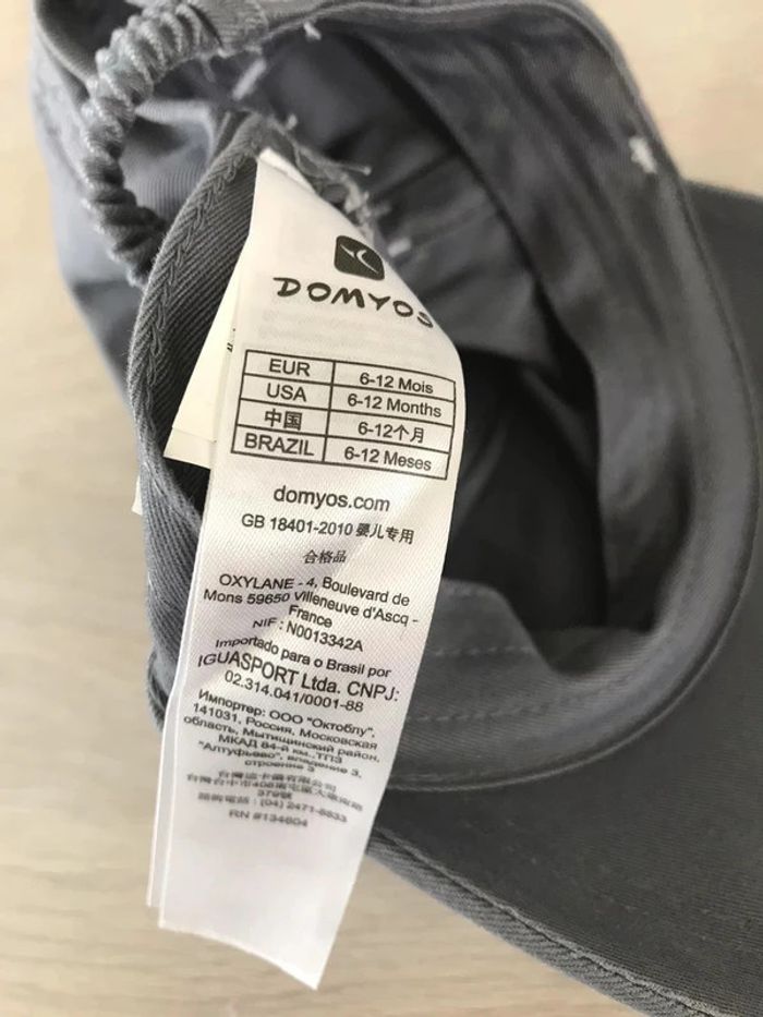 Casquette grise élastique à l’arrière - photo numéro 3