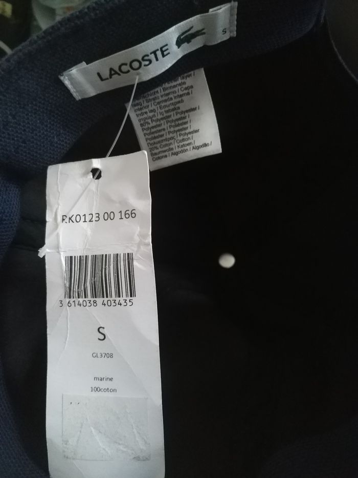 Casquette Lacoste - photo numéro 5