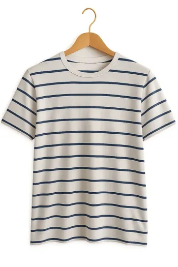 Tee-shirt rayé Kiabi – Homme – Taille 36 Style marin pour la rentrée !