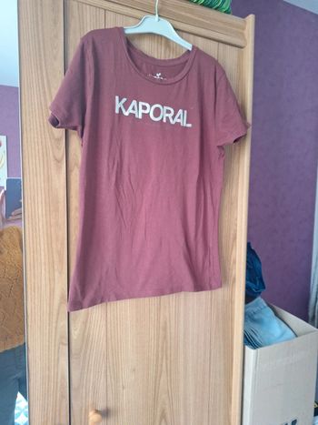 Tee shirt kaporal bordeaux