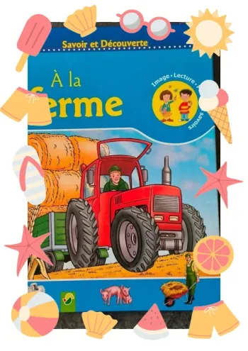 Livre éducatif collection savoir et dévouverte ''A la ferme''
