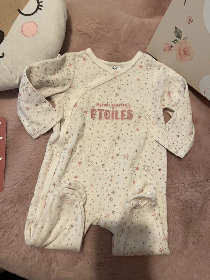 Lot de 4 pyjama velour 6mois - photo numéro 4