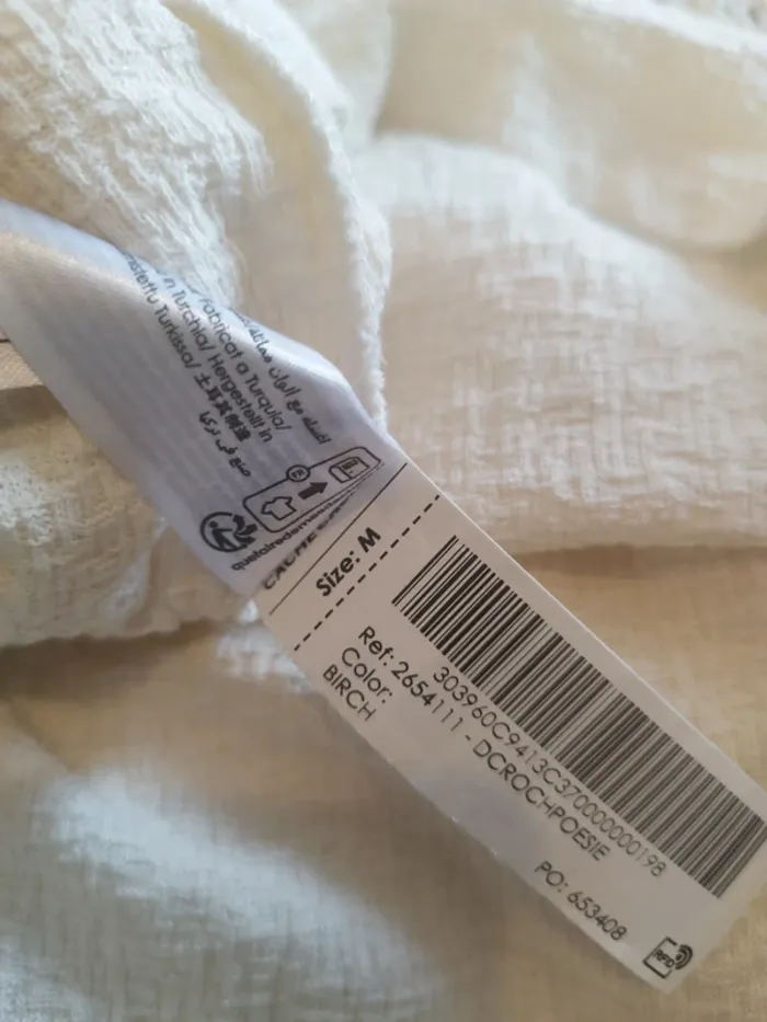 Débardeur écru "Cache-cache" effet croché taille M - photo numéro 6