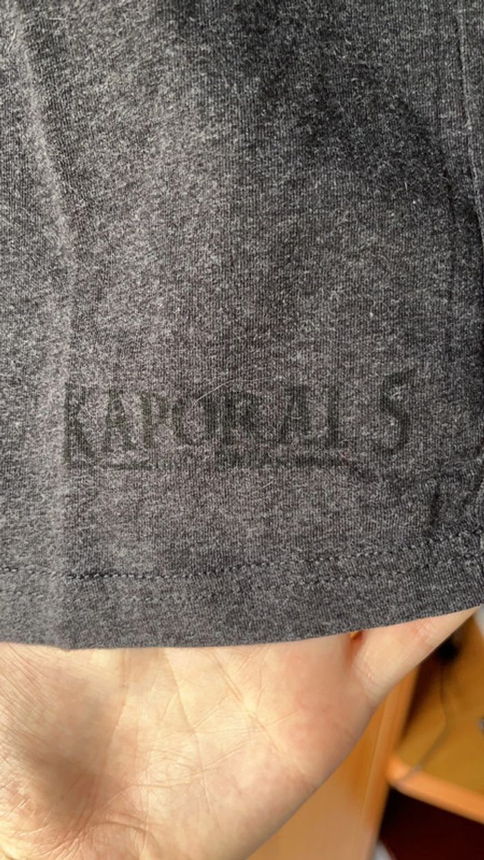 Tee shirt uni noir Kaporal S - photo numéro 4