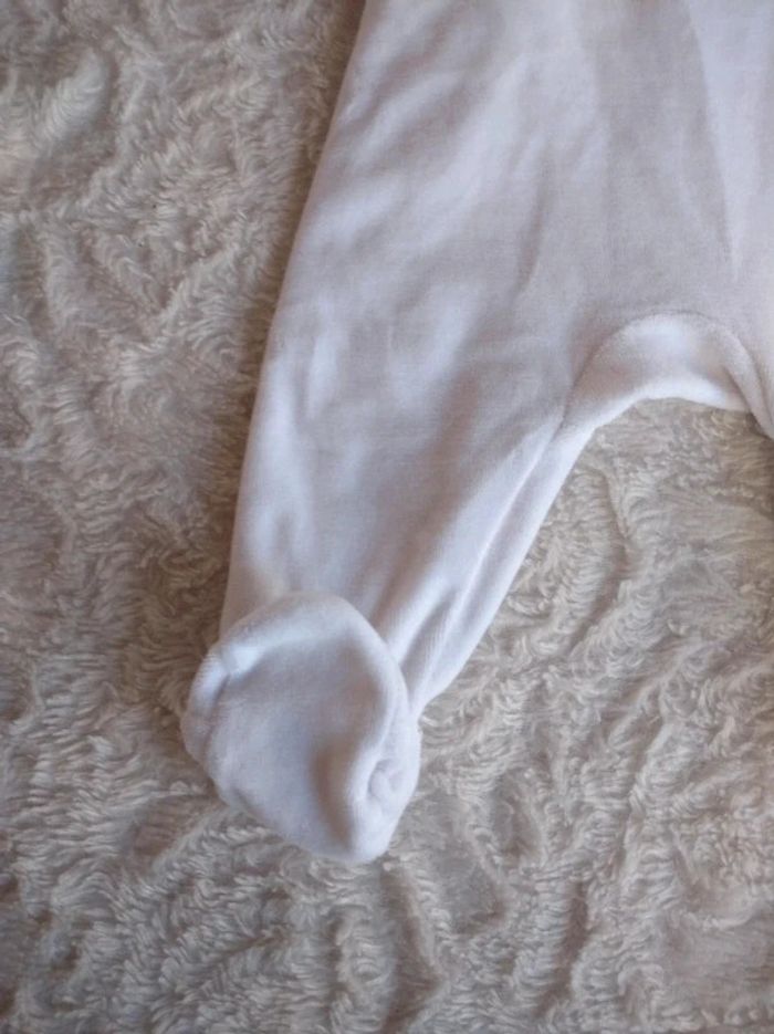 Pyjama grenouillère velours joli col Fille 6 mois Lapin Oiseau Petite poésie Orchestra - photo numéro 7