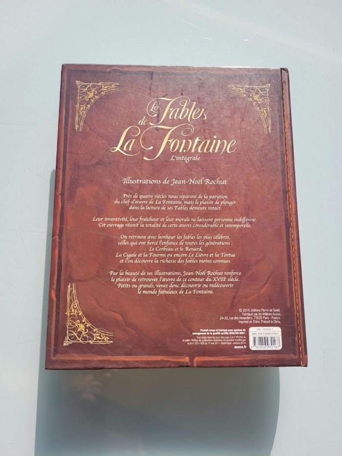 Superbe livre 🐇 Les Fables de la Fontaine 🐢 L'intégrale, Pierre de soleil - photo numéro 9