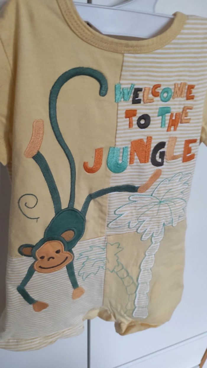 Barboteuse combishort jungle - photo numéro 2