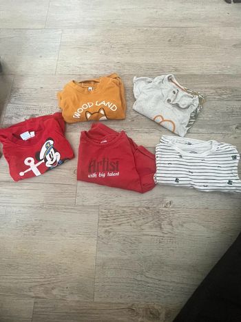 t shirt manches longues 6mois