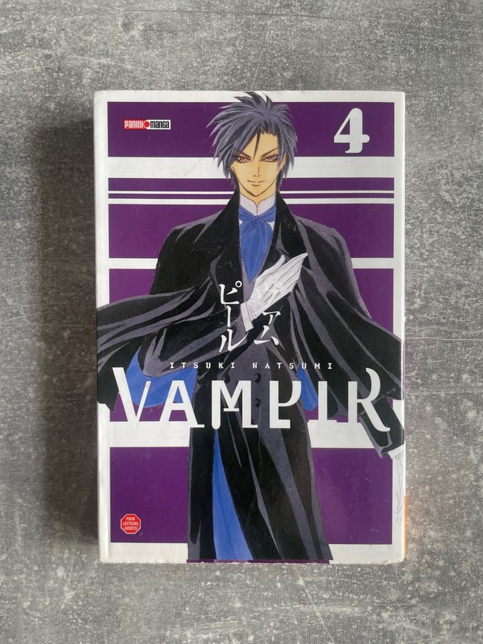 Manga Vampir tome 4 en version française.