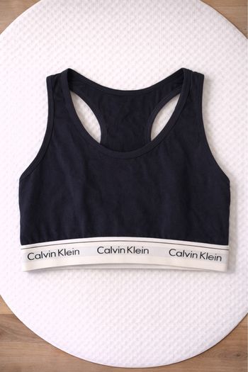 Brassière sport Calvin Klein bleu marine – taille M 