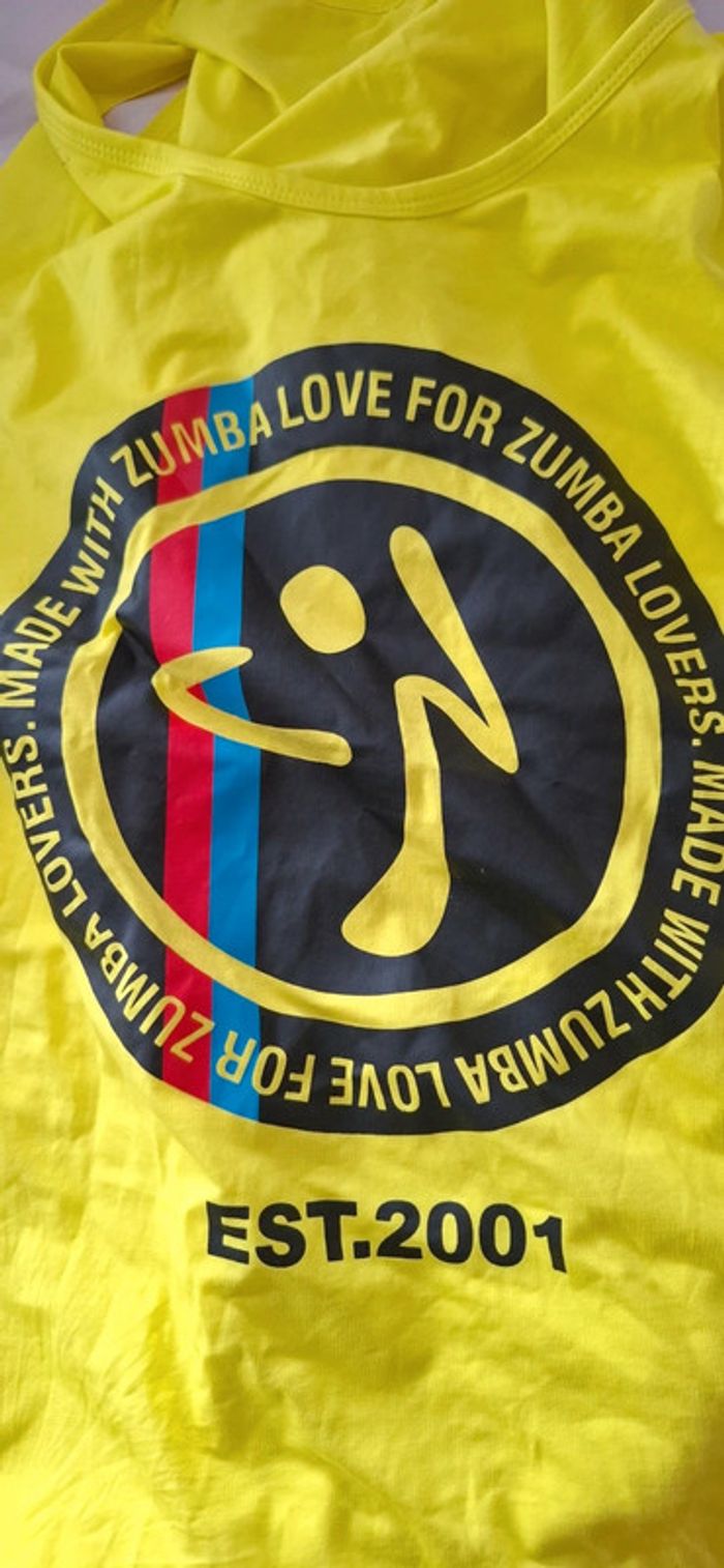 Débardeur Zumba jeune taille XL