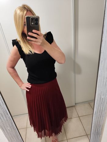 Jupe bordeaux 