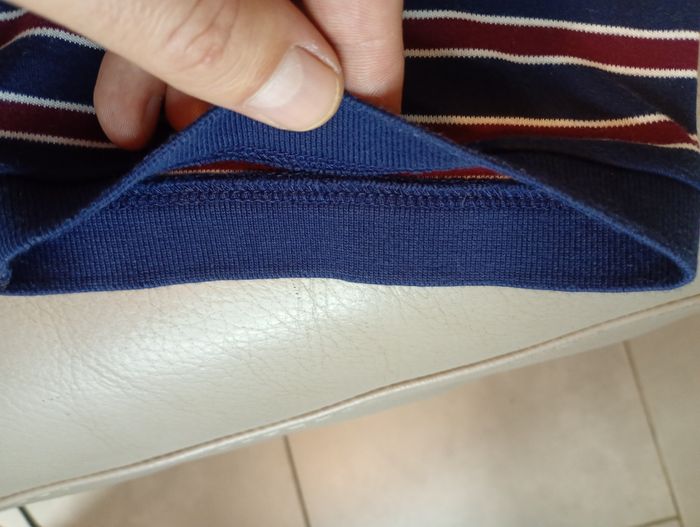 Polo Ralph Lauren rayé bleu marine – Taille M (taille petit) - photo numéro 5