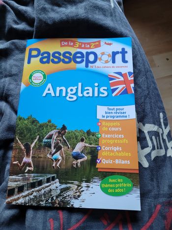 Passeport anglais de la 3e à la 2de