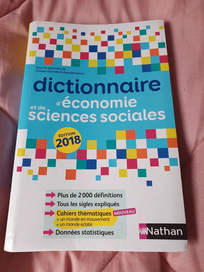 Dictionnaire d'économie et de sciences sociales