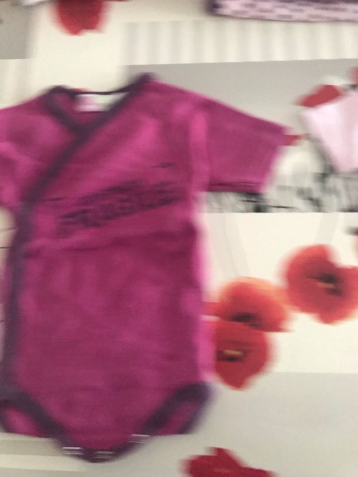 bodies 1 mois manches courtes - photo numéro 3