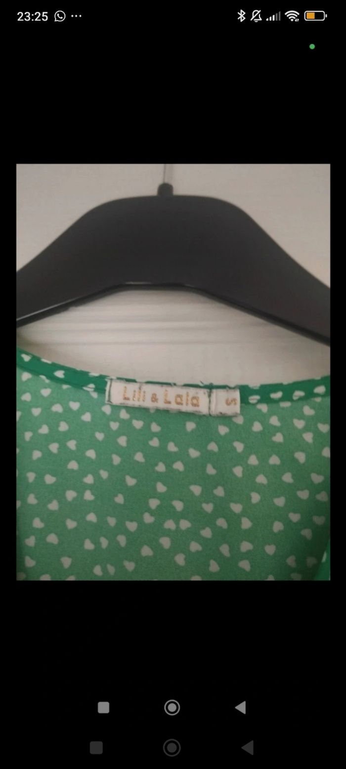 Robe verte à motifs lili et lala S - photo numéro 7