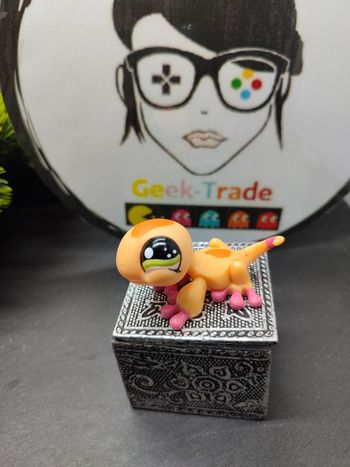 Lps001034 My Littlest Petshop Lps Pet Shop Authentic Gecko Lizard Lézard 1365